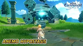 Solo Raid Boss Anemo Hypotasis | Genshin Impact (原神) CBT2