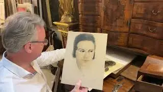 SOLD , we send to a  PARIS BUYER , 4 x superb French original sketches we bought in France last year