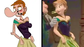 Elsa and Anna best moments drawing meme | frozen meme