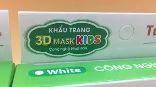 Khẩu trang trẻ em Tuylip 3D Dành cho trẻ dưới 6 tuổi