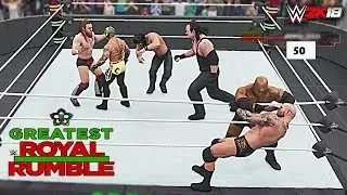 WWE 2K18 - 50-Man Greatest Royal Rumble Match! Greatest Royal Rumble 2018