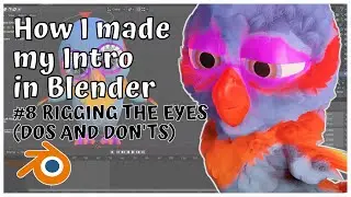 How I made my Intro in Blender || #8 RIGGING the EYES (DOs and DON'Ts)