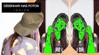 Desenhar nas fotos | Ideias // Zombie + Doodle + Stickers