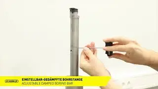 Einstellbar-gedämpfte Bohrstange | Adjustable damped boring bar