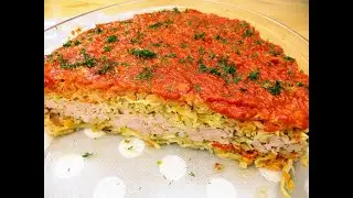 Запеканка из капусты и фарша, мне кажется даже вкуснее голубцов