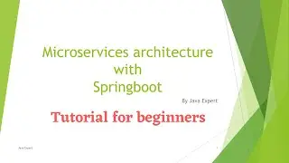 Microservices for beginners | Spring boot | Java expert