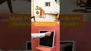 Samsung lança Music Frame, uma caixa de som que também é um quadro.