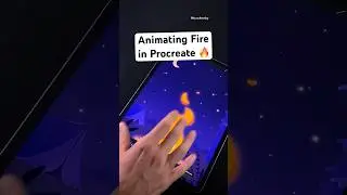 Fire Animation Tips in Procreate 🔥😳 #procreate #animation