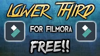 Wondershare Filmora Lower Third Expansion Set free Download | [TEXT EFFECTS]