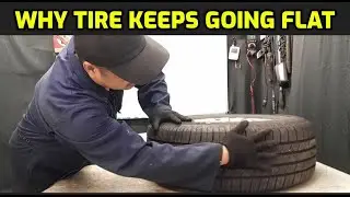 TIRE KEEPS LOSING AIR AND GOING FLAT AFTER PUMPING