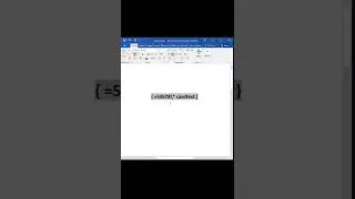 How to convert number to words in Word Document ? #shorts