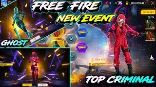 Criminal Ring New Event || Free Fire Ghost Criminal Ring Event