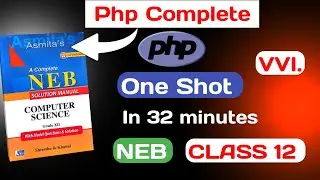 Php One Shot Class 12 || NEB - Computer Science