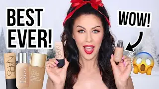 TOP 5 FOUNDATIONS OF 2021! YEARLY BEAUTY FAVORITES!!