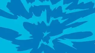 Animated Blue Flame Green Screen #5