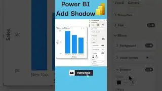 Add a Shadow Power BI Visual