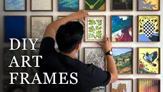 How I Make My Wooden Art Frames (step-by-step tutorial)
