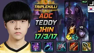 Jhin Adc Build Teddy Youmuu's Ghostblade Fleet Footwork - LOL KR Challenger Patch 14.3