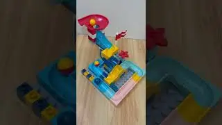 Satisfying Build and Sound 🌀 468 🔴 Marble Run Race ASMR Blocks 