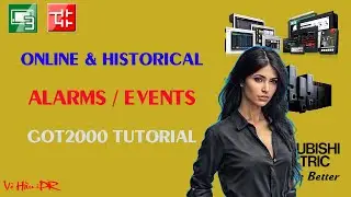 Mitsubishi HMI GOT2000 Tutorial | Create ALARM & EVENT | Tips for programming