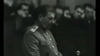 Речь Сталина в конце войны