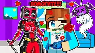 ДЭДПУЛ ТВ ВУМЕН ПОЦЕЛОВАЛА МЕНЯ В МАЙНКРАФТ! КРАСЯ DEADPOOL TV WOMAN MINECRAFT