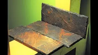 Искусственный камень в домашних условиях. БЕЗ ФОРМ