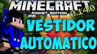 ¡Como Hacer Un Vestidor Automático!| Minecraft Pocket Edition v0.14.0