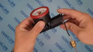 098985 Термоманометр (красный) Лемакс