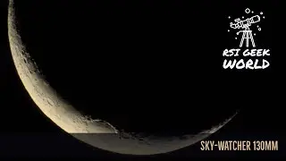 Vendo a lua no telescopio