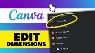 How to Edit Dimensions in Canva
