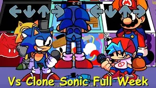 Vs. Clone Sonic Full Week - Friday Night Funkin' Mod
