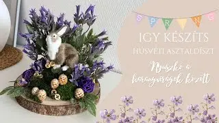 kosarbolt.hu - Húsvéti asztaldísz nyuszkóval /DIY/