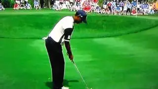 Tiger Woods - Short Spinning Wedge Off a Tight Lie (Pro Pitch)