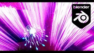 Modeling and animating the tree of souls from Avatar. Animation in blender 3.4 