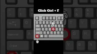 Keyboard shortcut | Find command (Ctrl + F)