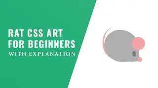 Rat | CSS ART For Beginners with Explanation