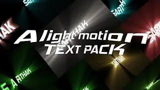 RAYS TEXT PRESET LINK/XML ALIGHT MOTION | LIGHT TEXT PRESET ALIGHT MOTION