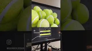 Glass Tennis 🎾 Ball in Blender 3D #blendershorts #blender3ddesign #3danimation #blender3dmodeling