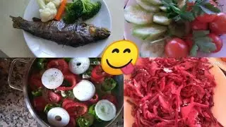 5 Мн Духофке МАЗАЛИ  БОДРИНГ ПАМИДОР САЛАТ ВКУСНО РЫБА ГАТОВИМ ПОХУДЕНИЕ