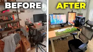 Transforming my Little Brothers EMPTY Room Into his DREAM Gaming Setup!