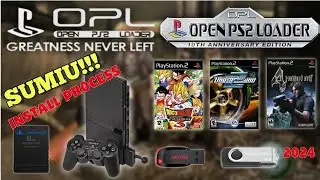 HOW TO  INSTALL OPL 10 ANNIVERSARY SOFTWARE IN PS2| OPEN PS2 LOADER