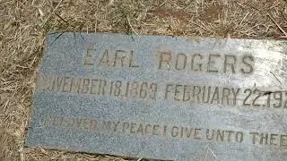 Lawyer Earl Rogers Grave Evergreen Cemetery Los Angeles California USA June 3, 2023