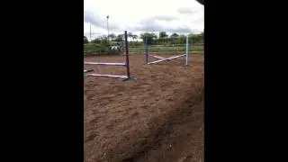 Jumping a double on Baxter x
