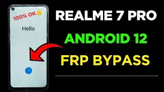 Realme 7 Pro Android 12 - How To Bypass Google Account (FRP) Lock