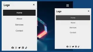 Build a professional-looking Responsive Sidebar Step-by-Step (HTML, CSS, JS)