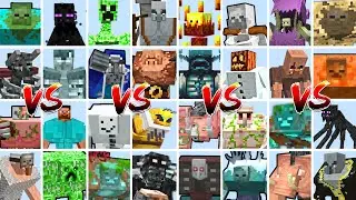 EVERY MUTANT MOB IN MINECRAFT TOURNAMENT (Minecraft Mob Battle)