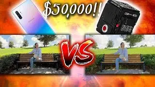Galaxy Note 10 Plus vs $50,000 RED 8K Cinema Camera
