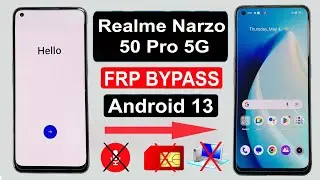 Realme Narzo 50 Pro 5G FRP Bypass Android 13 | RMX3395 FRP | Realme Narzo 50 Pro Google Lock Bypass✔