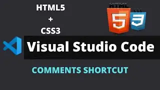 Vs-Code COMMENTS SHORTCUT ITS VERY EASY[FOR HTML AND CSS]